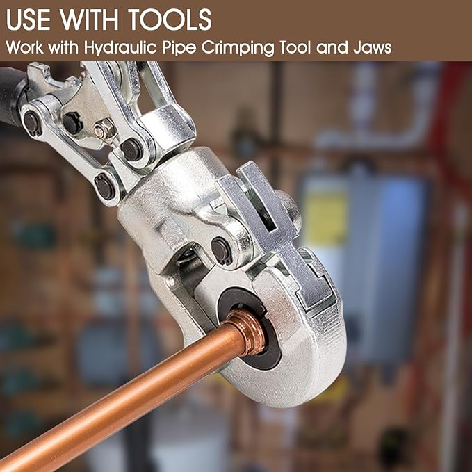 Copper Press Fittings 3/4inch Kit, 6pk Copper Coupling&6pk 90 Elbow&3pk Tee | - Image 5