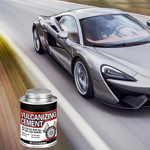 Chemical Vulcanizing Cement 8.5 FL.Oz, All Purpose Tire Repair Glue, Fast Dry - Image 7