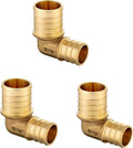 3PC EFIELD 3/4"x1" Pex Reducing Elbow Crimp Brass Fittings | by EFIELDPEXTUBING