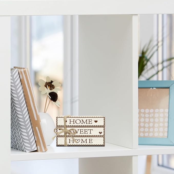 Mini Decorative Books For Home Decor, Small Wood Book Stack For Table Decor - Image 4
