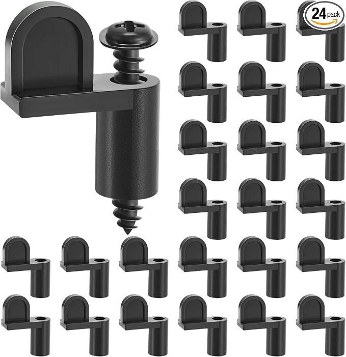 Blulu 24 Pack 7/16 in Nylon Window Screen Clip by Blulu