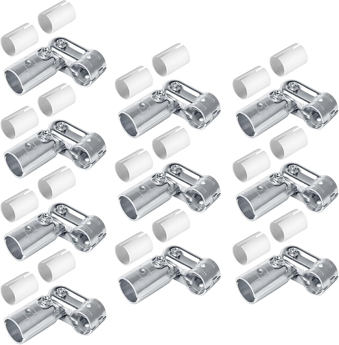 10 PCS Adjustable Pivot Angle Pipe Fitting Connector, Fits 3/4" EMT Conduit | - Image 6