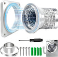 Magnetic Dryer Vent Coupling Connector Kit, Suitable by TOPGOTmakelifeeasier