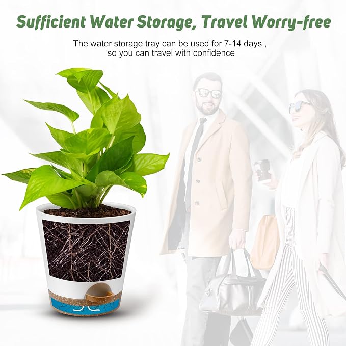 YNNICO Indoor Self Watering Planters - Image 6