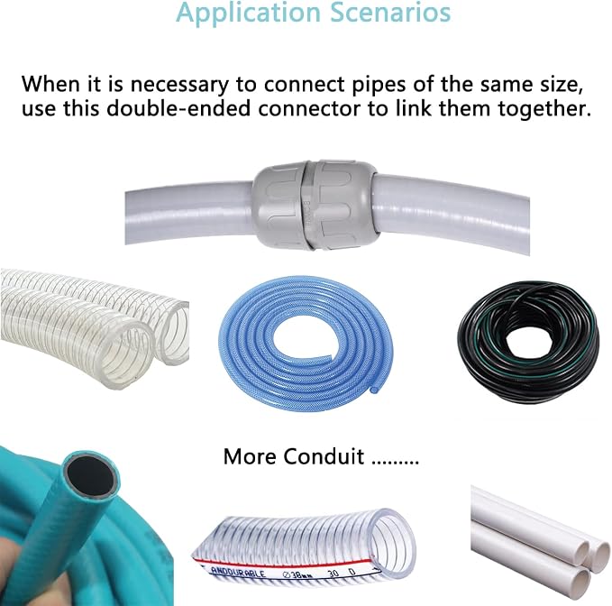 NPT 2 Double Conduit Liquid-Tight Connector Straight | Extend Repair Conduit - Image 4