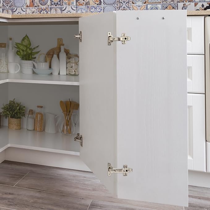Ravinte Kitchen Cabinet Hinges, 135 Degree Door Hinges, 5 Pairs 10 Pack | - Image 4