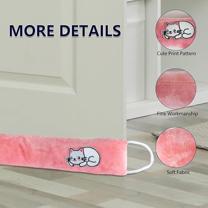 Decorative Weighted Under Door Draft Stopper 36 Inch - Image 5