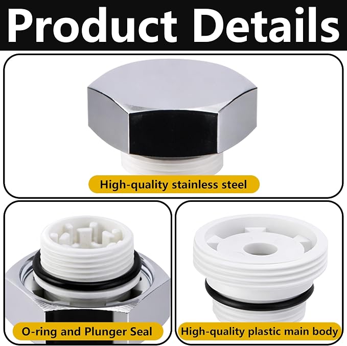 4 Pack Vacuum Breakers Outside Faucet Compatible - Image 3