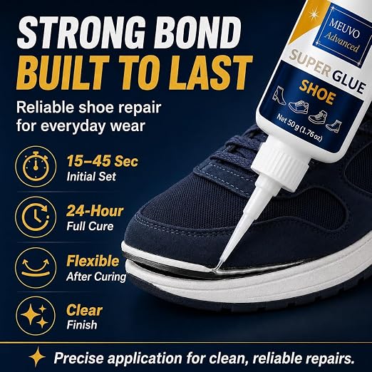 Shoe Glue, 100g Super Glue for Shoe Heavy Duty, Waterproof Sneaker Glue for - Image 2