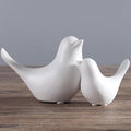 FANTESTICRYAN Small Birds Statues Home Decor, Modern Style, M&XL | Ceramic by FANTESTICRYAN