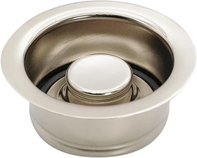 Westbrass A2089-05 4-1/4" Kitchen Sink Waste Disposal Drain Flange and Stopper by Westbrass