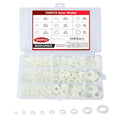 1200Pcs Nylon Flat Washer Assortment Kit, 8 Sizes M2-M10, electrical, automotive by MUZHUPGUZ