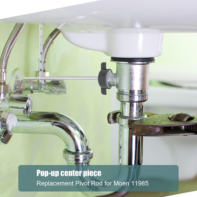 PEUTIER 3pcs Bathroom Sink Pivot Rod Replacement - Image 5