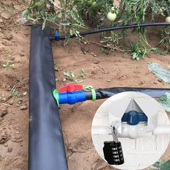 Gate Valve Locking Device Metal White, no Installation Required, Can Prevent - Image 4