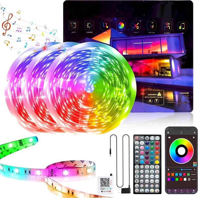 GANZQH 300FT RGB Led Lights for Bedroom by Unknown