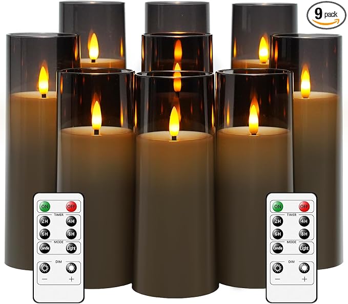 kakoya Flickering Flameless Candles Battery Operated by FLAMELESSCANDLES