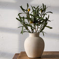 SIDUCAL Ceramic Decorative Flower Vase | 6 Inch Pottery Rustic Farmhouse Boho by SIDUCAL