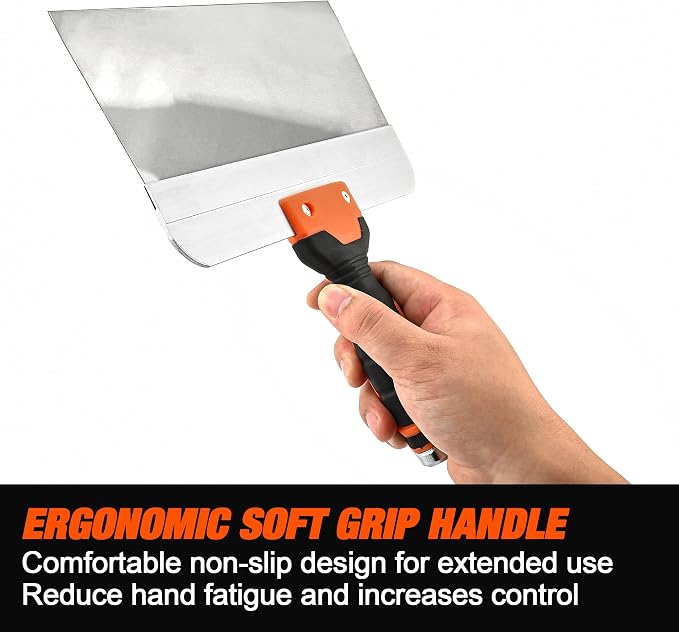 Vanquish 10 Inch Stainless Steel Drywall Taping Knife Scraper - Image 4