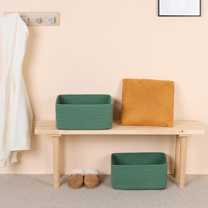 MiniArk Large Storage Baskets for Shelves, Baby Nursery, Toy Baskets Box - Image 6