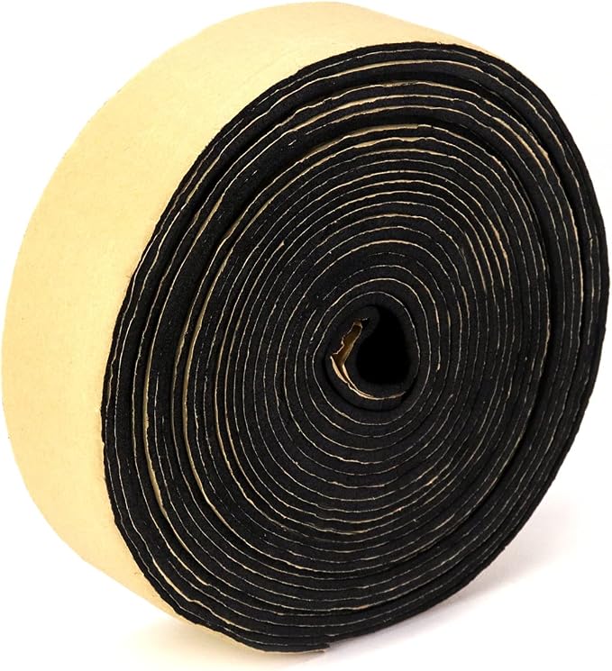 QWORK Pipe Wrap Insulation, 2 Pack Waterproof Foam Insulation Tape Adhesive - Image 5