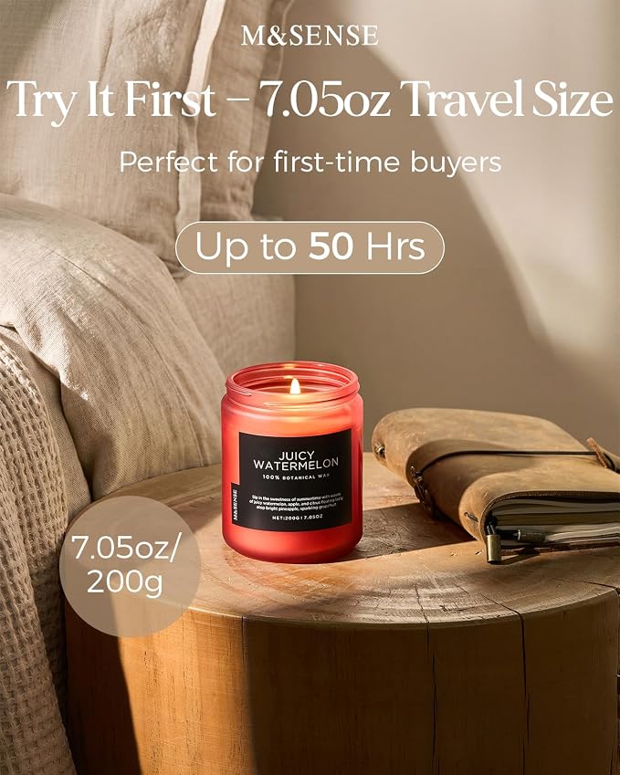 M&SENSE Juicy Watermelon Scented Candles - Image 3