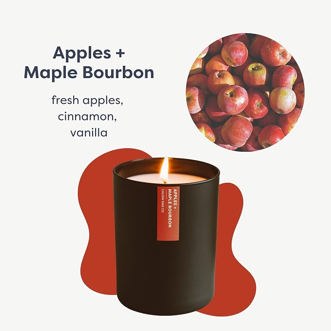 Apples & Maple Bourbon Scented Candle - Image 2