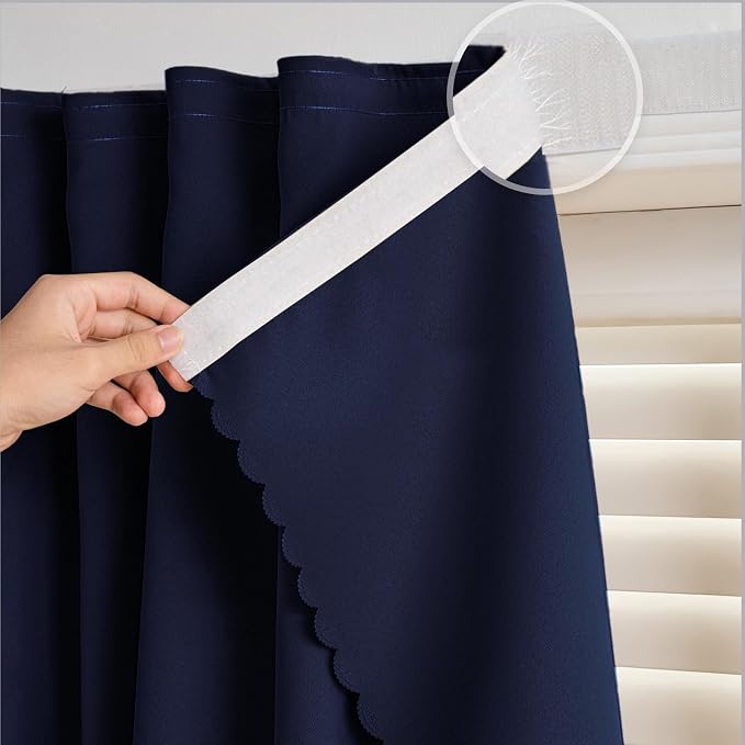 Blackout Curtains Adhesive by gonnrly