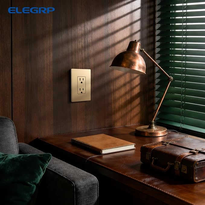 ELEGRP 1-Gang Screwless Decorative Wall Plates, Mid-Size Unbreakable - Image 6