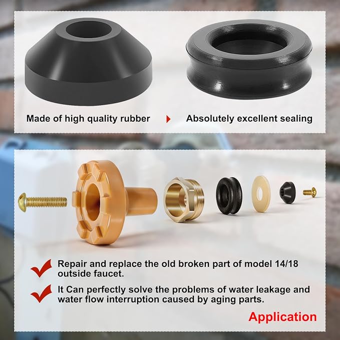 RK-14MH Repair Kit Metal Handle, Outside Faucet, Compatible - Image 3