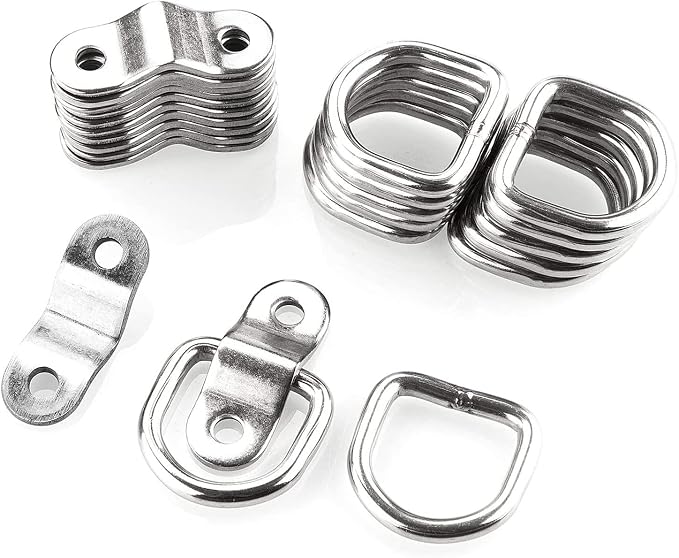 D-Ring Tie Downs Anchor1/4” Heavy Duty Surface Floor Mount Lashing Rings 2400 - Image 8