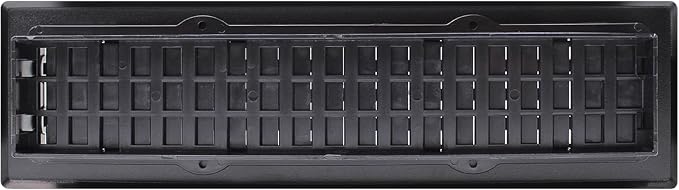 Decor Grates AJH212-BLK Oriental Floor Register, Textured Black - Image 9