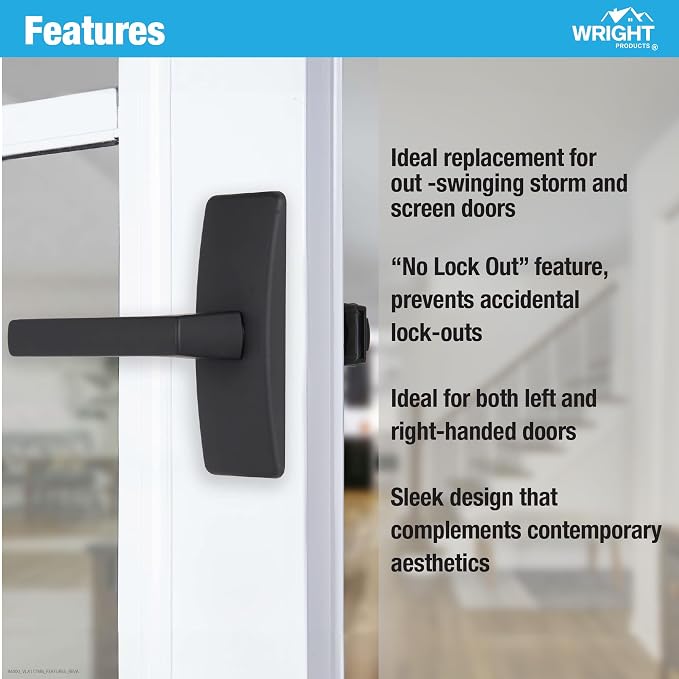 Wright Products Contemporary Lever Latch - Image 4