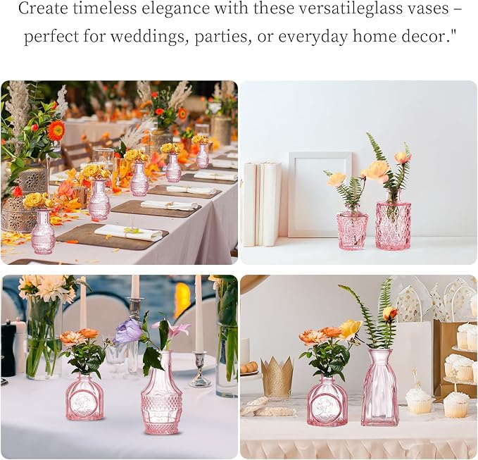 Glass Bud Vases Set of 64 - Image 2