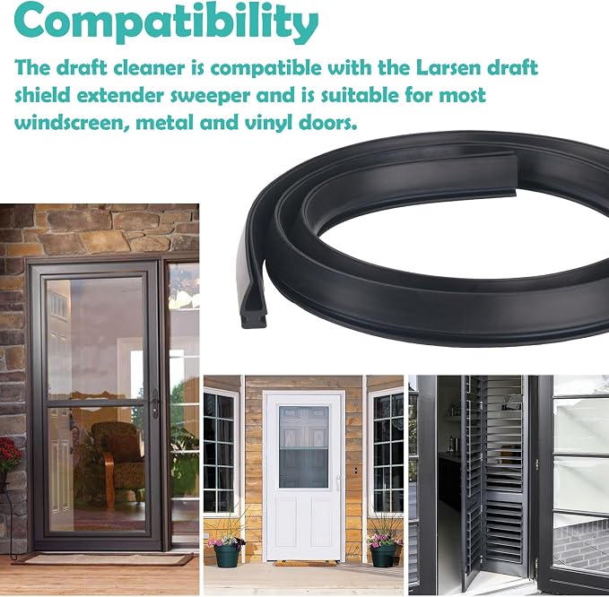 Storm Door Sweep for Larson and Pella Storm Door Expander Sweep, for Vinyl and - Image 5