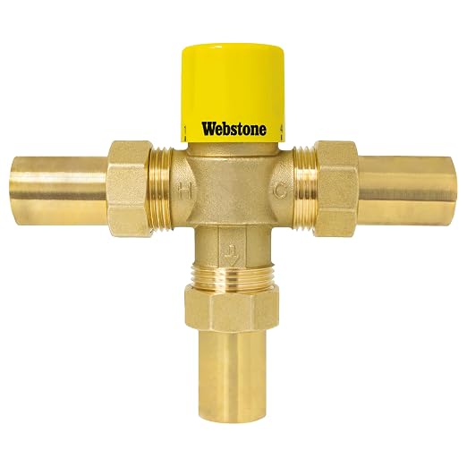 3/4 Inch, LF Brass Thermostatic Mixing Valve by WebstoneabrandofNIBCO