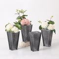 MCMCNCUIU Crystal Vases Set of 4, Crystal Vase by MCMCNCUIU