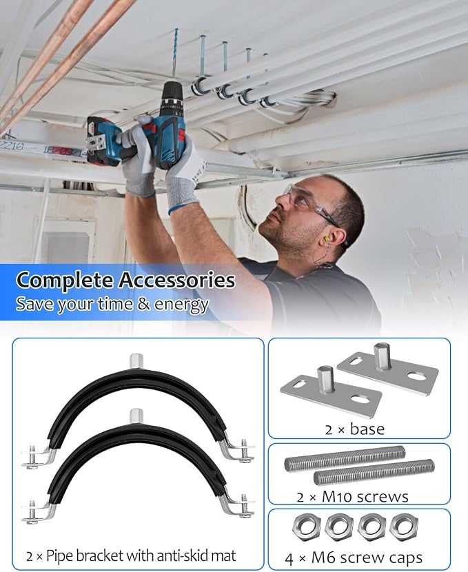 6 Inch Split Ring Pipe Hanger Fit - Image 6