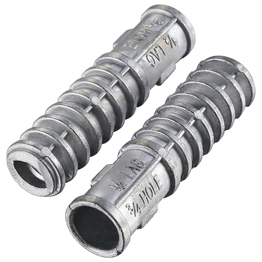 Wensilon 3/8 * 2-1/2 Lag Shield Anchor Long Zinc Alloy Bolts Concrete Anchors by Wensilon