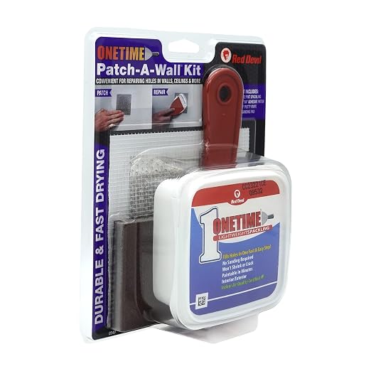 Red Devil 0549 ONETIME Lightweight Spackling Patch-A-Wall Kit, 1/2 Pint - Image 2