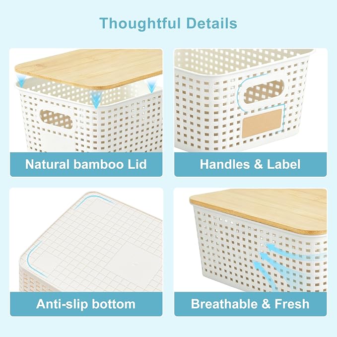 Small Plastic Storage Bins - Image 8