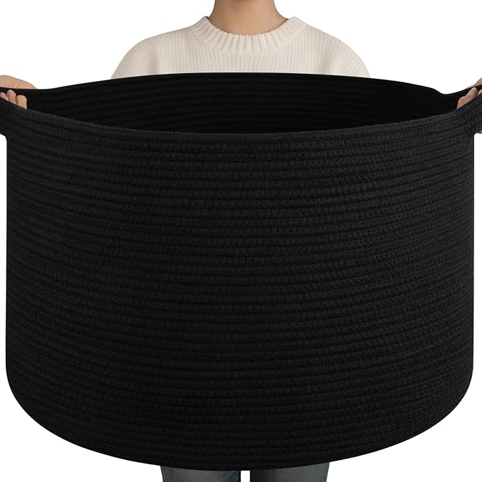 OIAHOMY 90L XXXLarge Blanket Basket by MasterofSpaceOptimization