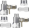 2PACK Universal Feed Water Adapter Kit, G1/2 Female × 3/8″ Compression Male × by Jingzan