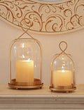 NUPTIO Glass Lanterns Decorative Outdoor, Table Centerpiece by Nuptio