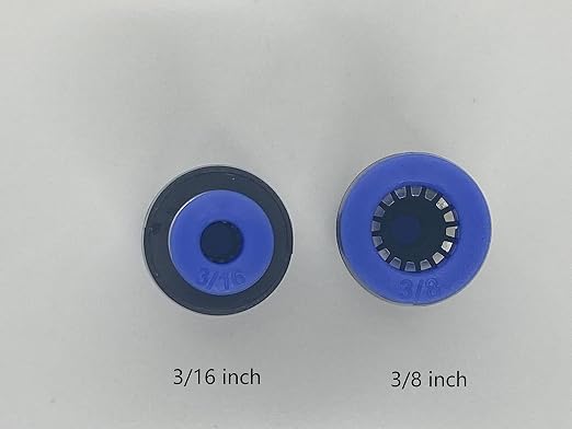 zjxed 3/8" OD x 3/16" OD Pneumatic quick Connector Push to Connect fittings - Image 2