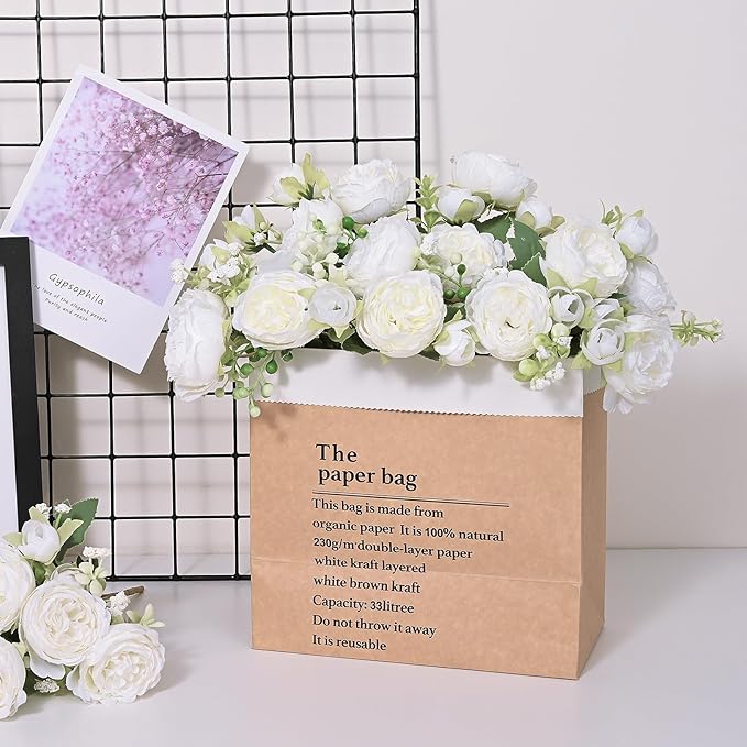 8 Packs Peonies Artificial Flowers - Image 3