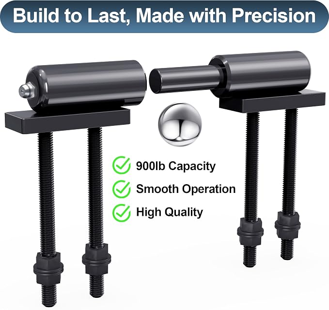 2PCS Trailer Gate Hinge, Heavy Duty Weld-On Hinge, 7 Inch, 700lbs Capacity | - Image 3
