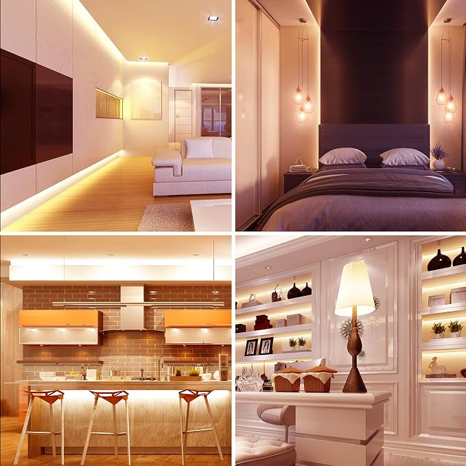 Warm White LED Strip Lights, 50ft Dimmable 3000k Warm White Led Light Strip - Image 6