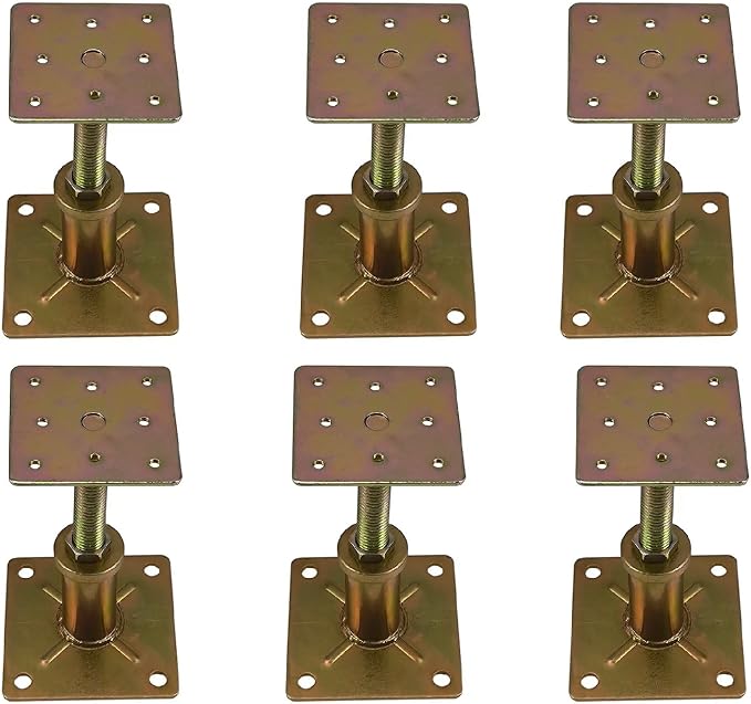 6 Pack House Floor Joist Support Jacks Adjustable 4 1/3"-7" - Image 7