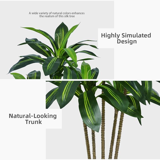 Artificial Dracaena Tree 6FT - Image 7