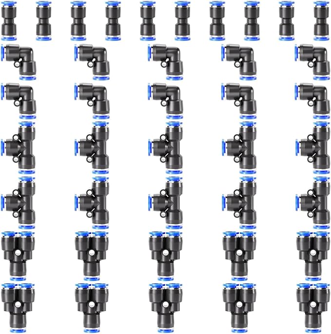 TAILONZ PNEUMATIC 5/16 inch or 8mm od Push to Connect Fittings Pneumatic - Image 8